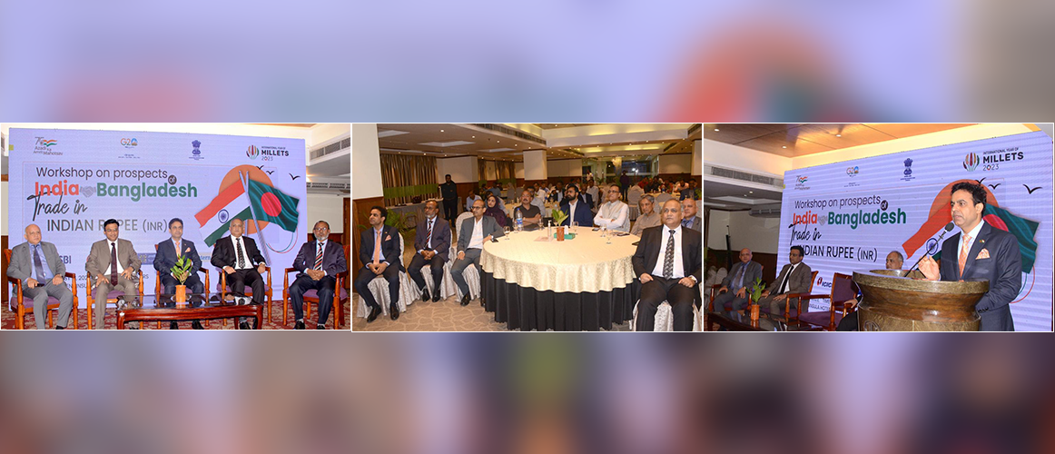  AHCI, Chittagong organized a workshop today to promote and develop a better understanding of India -Bangladesh trade settlement in INR. The event saw overwhelming participation of key stakeholders from banking & business sectors.
