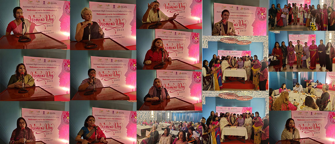  Assistant High Commission of India, Chittagong celebrated women’s achievements & progress towards #GenderParity both in India & Bangladesh on #IWD2023. Women leaders from business, media, academia& cultural Inst. shared their success stories.