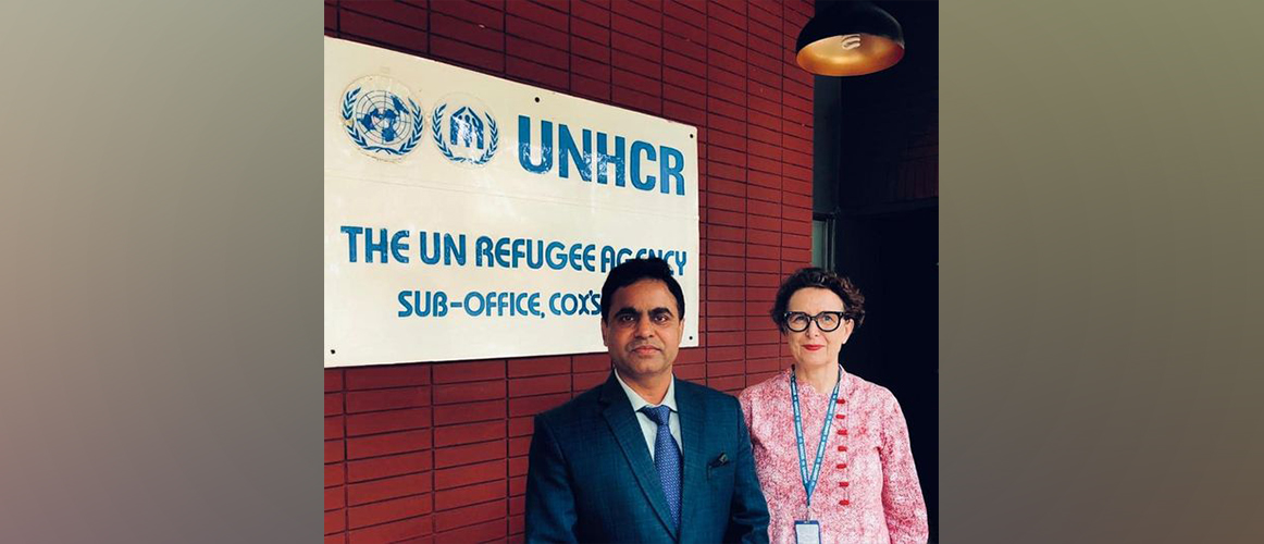  AHC Dr. Ranjan met Ms. Ita Schuette, Head of office for UNHCR in Cox’s bazar. 