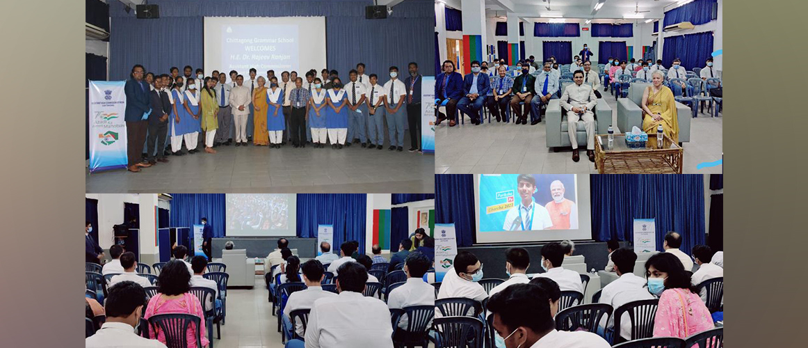  AHCI Chittagong, in association with Chittagong Grammar School (CGS) hosted an event to hear Hon’ble PM during #ParikshaPeCharcha