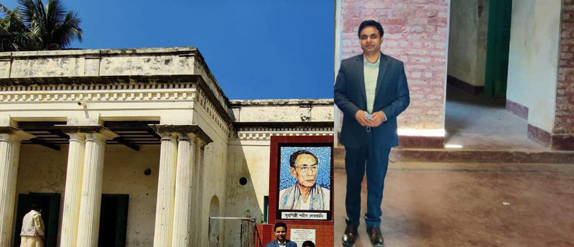  AHC Dr. Rajeev Ranjan visited the ancestral home of the legendary music maestro S D Burman, in Cumilla, Bangladesh
