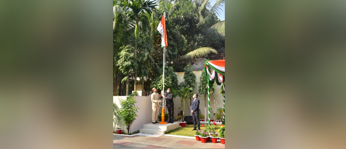 Republic Day 2021 morning flag hoisting ceremony